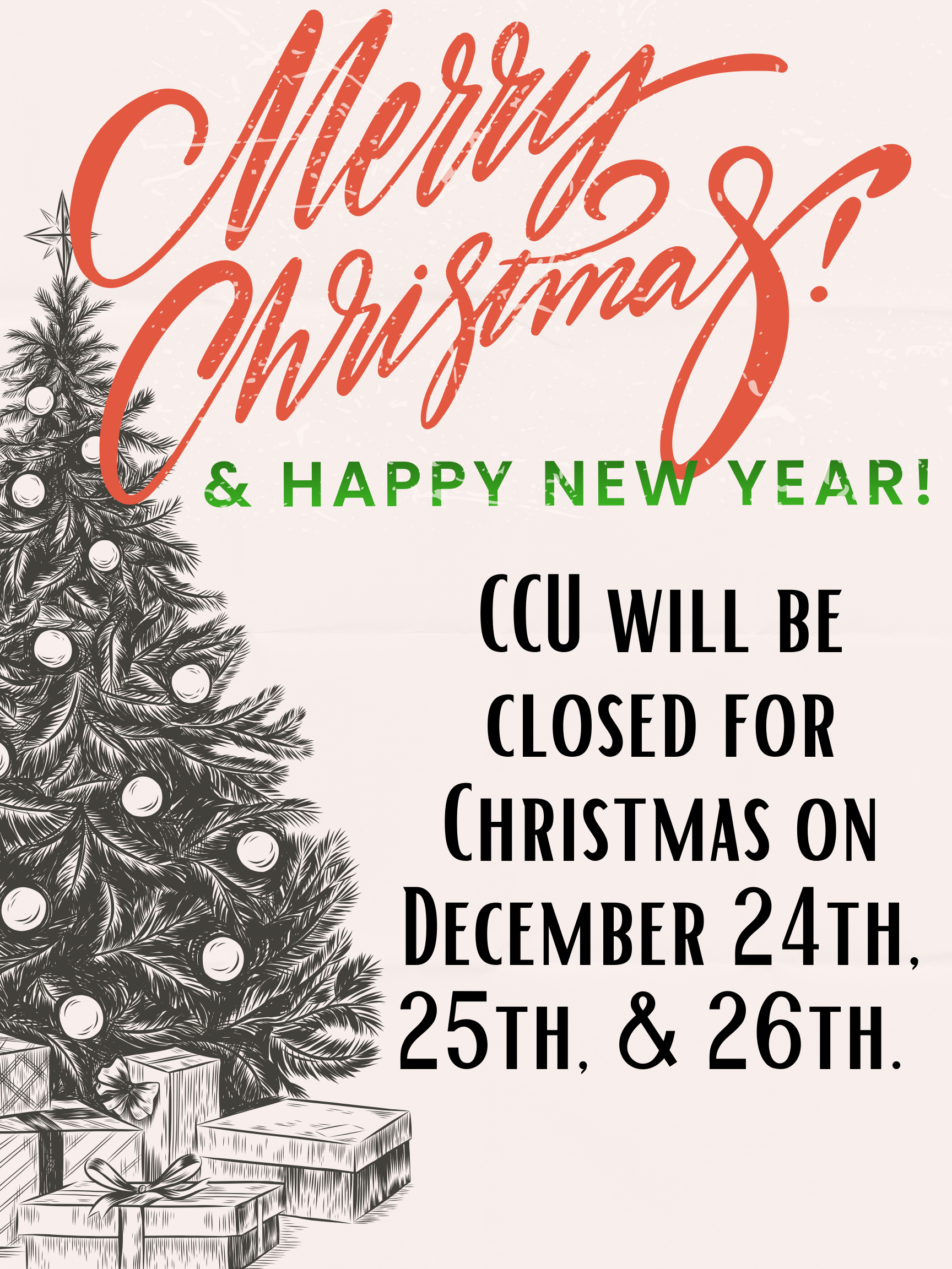 Christmas Closing 2025